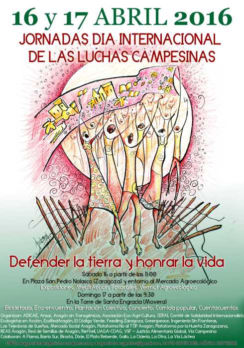 Cartel Lucha Campesina 2016_Baja